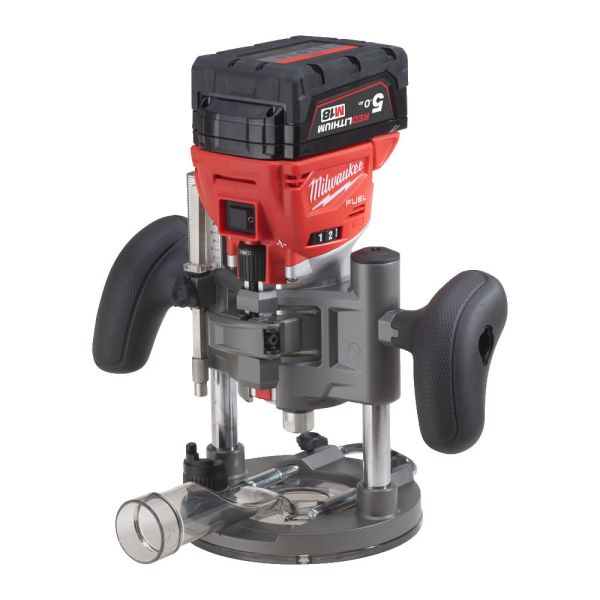 Фрезер кромкувальний акумулятрний MILWAUKEE, M18 FTR8-0X, цанга 6/8мм