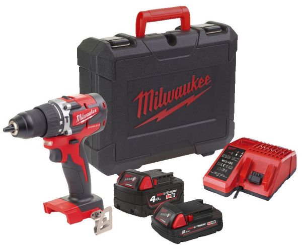 Дриль-шуруповерт акумуляторна безщіткова 60 Нм M18 CBLPD-422C MILWAUKEE