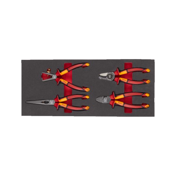 Набор шарнирно-губцевого инструмента VDE 4 предмета