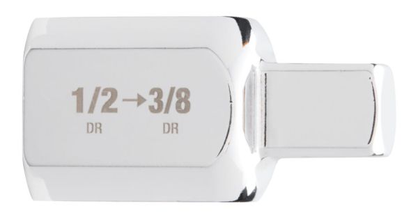 Перехідник хромований для головок MILWAUKEE, з 1/2'' на 3/8''