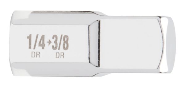 Перехідник хромований для головок MILWAUKEE, з 1/4'' на 3/8''