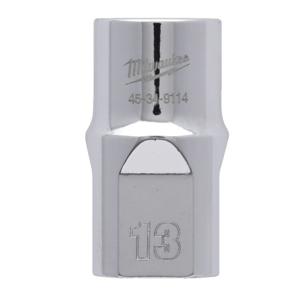 Головка торцева хромована ½” 6гр. MILWAUKEE, 13мм