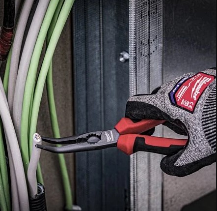 Довгогубці вигнуті 205 мм MILWAUKEE