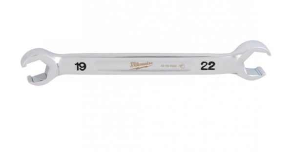 Ключ гайковий хромований розрізний MILWAUKEE, 19х22мм