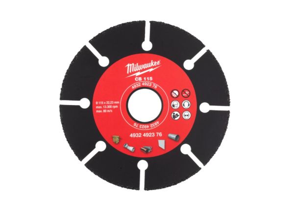 Диск абразивний сегментований CB115 MILWAUKEE, Ø115мм