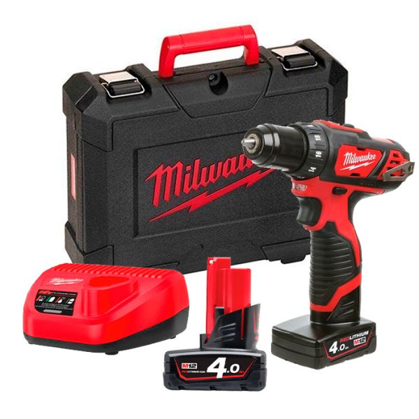 Дрель-шуруповерт, крут. мом. 38 Нм, MILWAUKEE M12 BDD-402C 4933441925