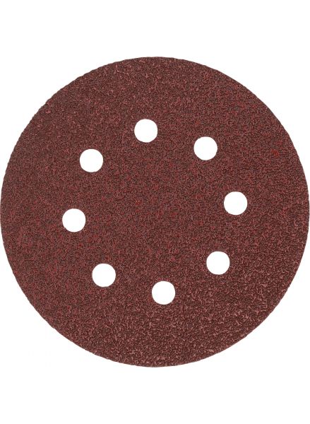 Шліфувальний папір MILWAUKEE Ø125/8 HL, зерно 120, (50шт)