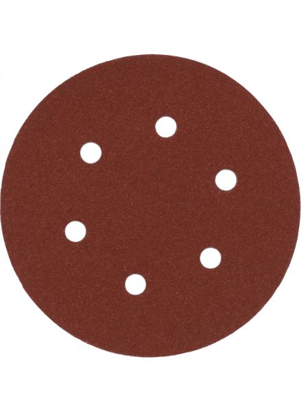 Шліфувальний папір MILWAUKEE Ø150/6 HL, зерно 240, (10шт)