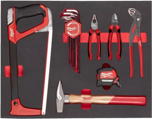 Набір інструментів у ложементі (губцевий) MILWAUKEE 15 од.