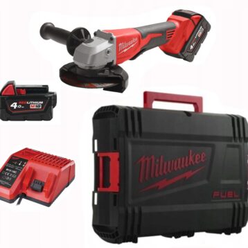 Шліфмашина кутова - болгарка акумуляторна безщіткова MILWAUKEE M18 BLSAG125XPD-402X діаметр 125мм