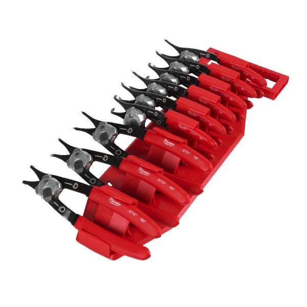 Щипці для стопорних кілець (набір з 9 предметів) MILWAUKEE 4932492496