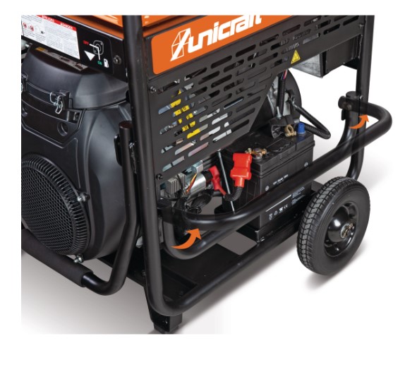 PG-E 100 TEA H Генератор бензиновий UNICRAFT  Тип запуску електростартер Габаритні розміри, мм 785*6