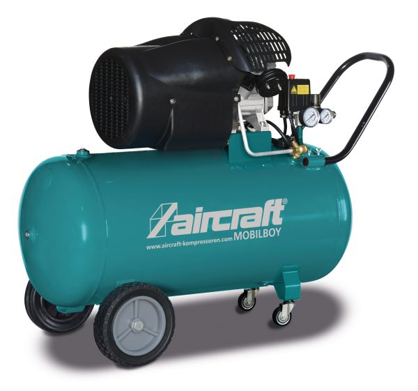 Компресор поршневий прямопривідний MOBILBOY 421/100 AC (8 бар, ресивер 100 л, пр-сть 11,4 м3/година)