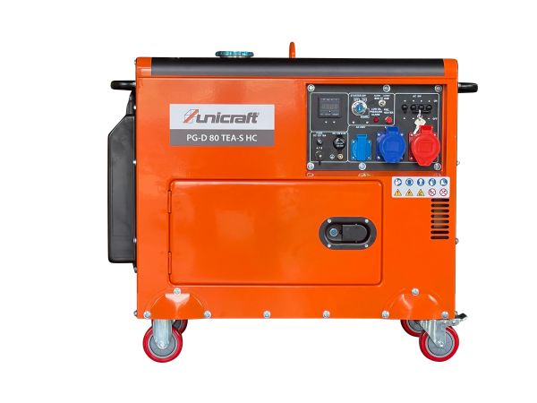 PG-D 80 TEA-S HC Генератор бензиновий UNICRAFT  Тип запуску електростартер Габаритні розміри, мм 785*6