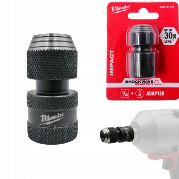 Перехідник MILWAUKEE з 1/2 дюйма на 1/4 дюйма