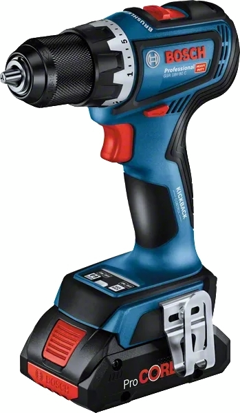 Шуруповерт ударний акумуляторний Bosch GSR 18V-90 C 18В 2х5Аг (0.601.9K6.006)