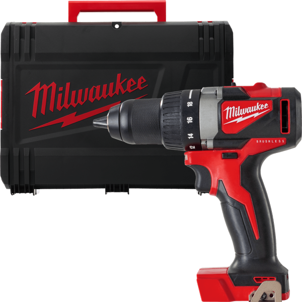 Дриль-шурупокрут акумуляторний MILWAUKEE, M18 BLDD2-0X, 82Нм (HDкейс)