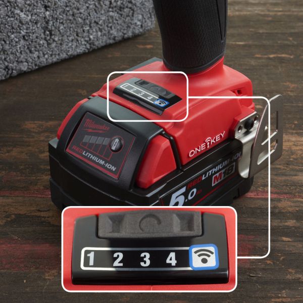 Гайкокрут акумуляторний 1/2" MILWAUKEE, M18 ONEFHIWF12-0X, 1898Нм (HD кейс)