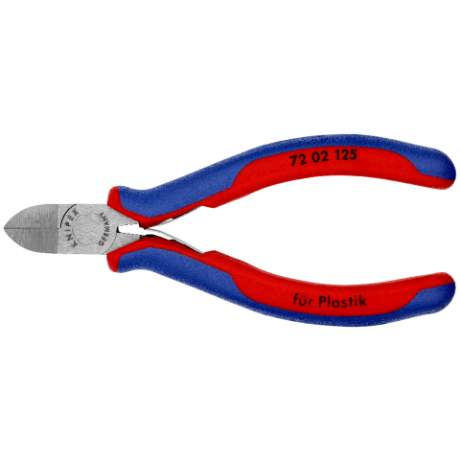 Кусачки бокові для пластмаси KNIPEX 72 02 125