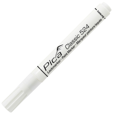 Рідкий промисловий маркер Pica Classic 524/52 Industry Paint Marker, білий
