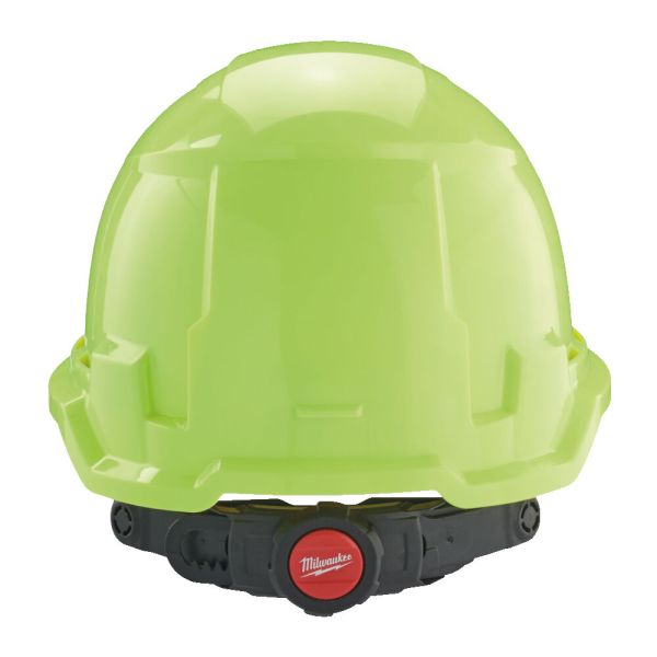 Каска захисна BOLT100 Hi-Vis невентильована для промислового альпінізму MILWAUKEE