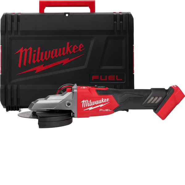 Шліфмашина кутова акумуляторна MILWAUKEE M18FSAGF125XB-0X діметр 125 мм с плоским редуктором