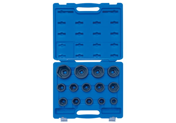 Набір ударних головок 3/4" 14 од. 6-ти грані, 24-65мм KING TONY