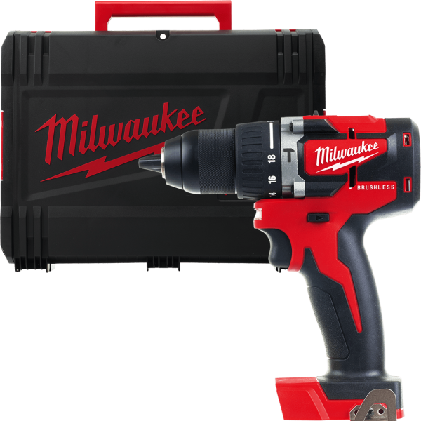 Дриль-шурупокрут з ударом акумуляторний MILWAUKEE, M18 CBLPD-0, 60Нм