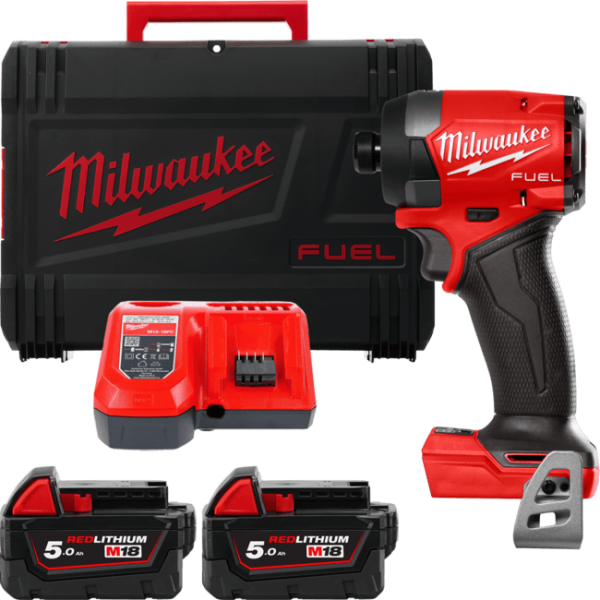 Шуруповерт ударний акумуляторний M18 FID3-502X MILWAUKEE, крут. мом. 226 Нм 4933479865 (+ заряд.прис