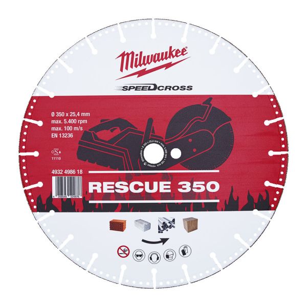 Алмазний диск SPEEDCROSS RESCUE 350 350MM DIAMOND BLADE