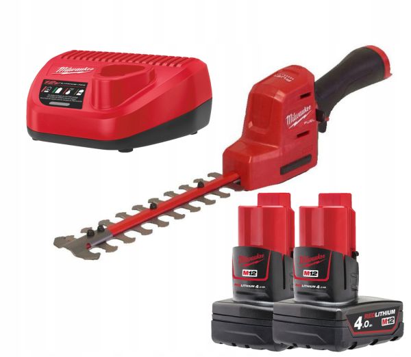 Кущоріз акумуляторний лезо 20 см M12 FHT20-402 MILWAUKEE