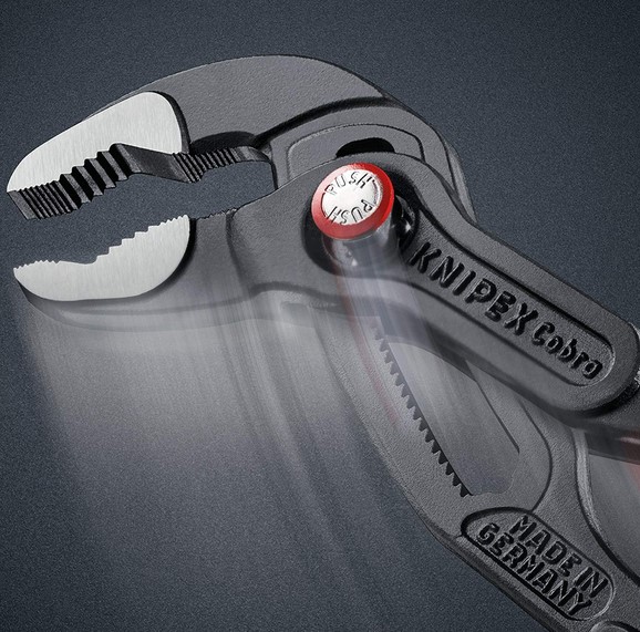 Високотехнологічні сантехнічні кліщі Cobra 87 21 250 QuickSet (з автоспуском)