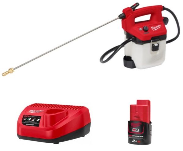 Акумуляторний оприскувач 3.7 літра MILWAUKEE M12 BHCS3L-201