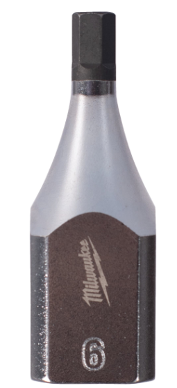 Головка торцева хромована ½” MILWAUKEE з бітою Hex, 6мм