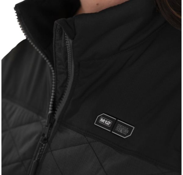 Куртка з електропідігрівом акумуляторна жіноча MILWAUKEE, M12 HJP LADIES-0 (XL), чорна