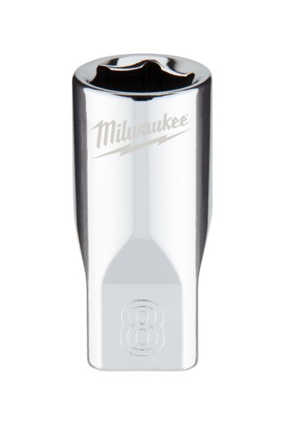 Головка торцева хромована 1/4'' MILWAUKEE, 8мм
