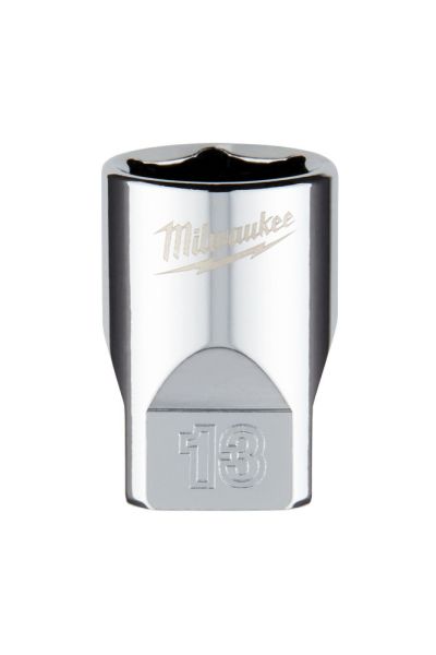 Головка торцева хромована 1/4'' MILWAUKEE, 13мм