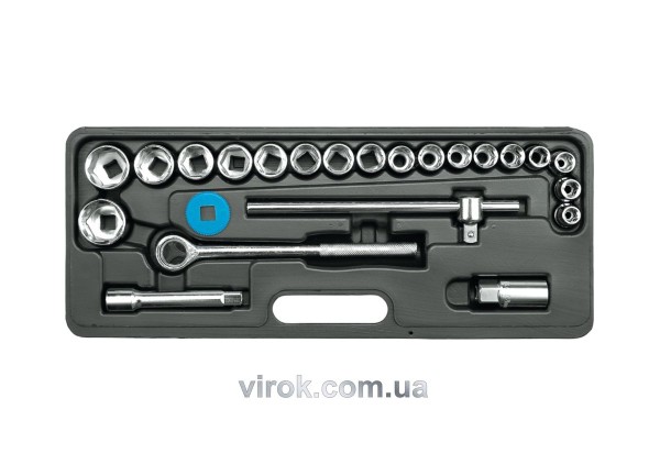 Набір головок торцевих VOREL : квадрат 1/2