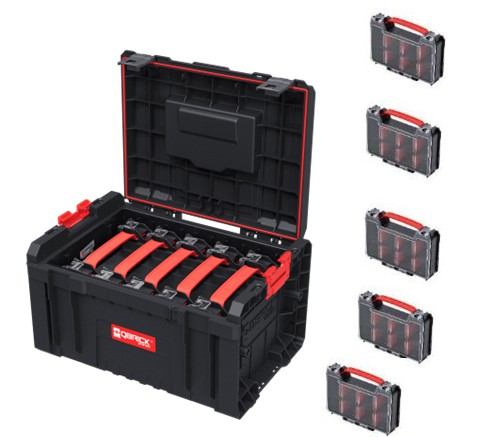 Ящик для інструментів QBRICK SYSTEM PRO TOOLBOX + 5 штук органайзерів PRO ORGANIZER MULTI