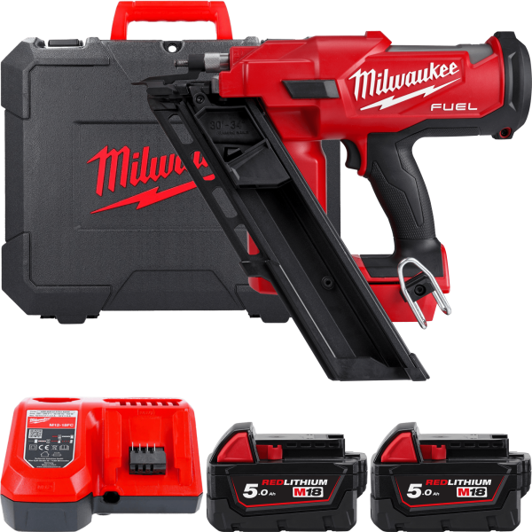 Пістолет цвяхозабивний акумуляторний безщітковий MILWAUKEE M18 FUEL FFNS-502C 4933478302