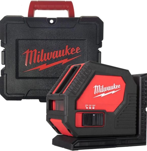 Нівелір лінійний лазерний на батарейках MILWAUKEE, CLL-C (кейс)