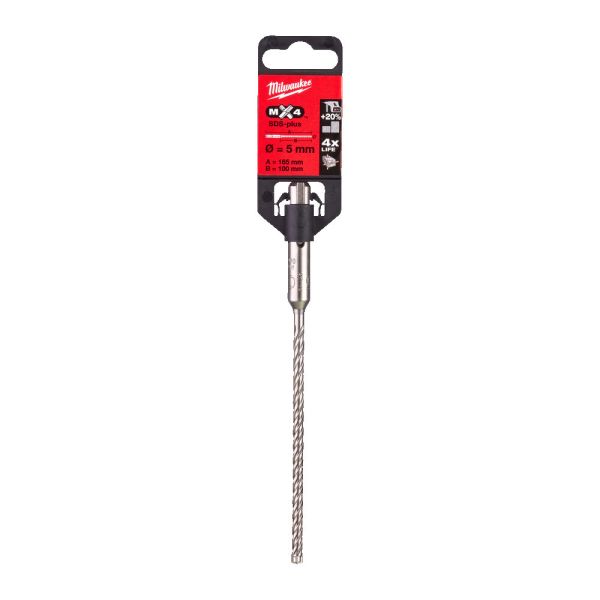 Бур SDS-PLUS MX4 MILWAUKEE, діаметр 5,5х215х150мм