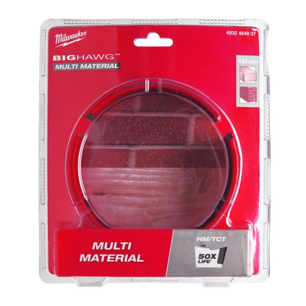 Коронка по мультіматеріалам MILWAUKEE Bighawg, Ø133мм