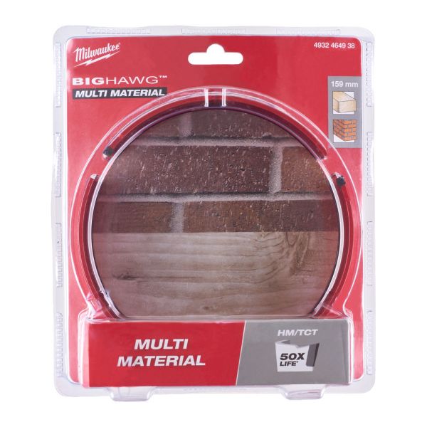 Коронка по мультіматеріалу MILWAUKEE Bighawg, діаметр 159 мм