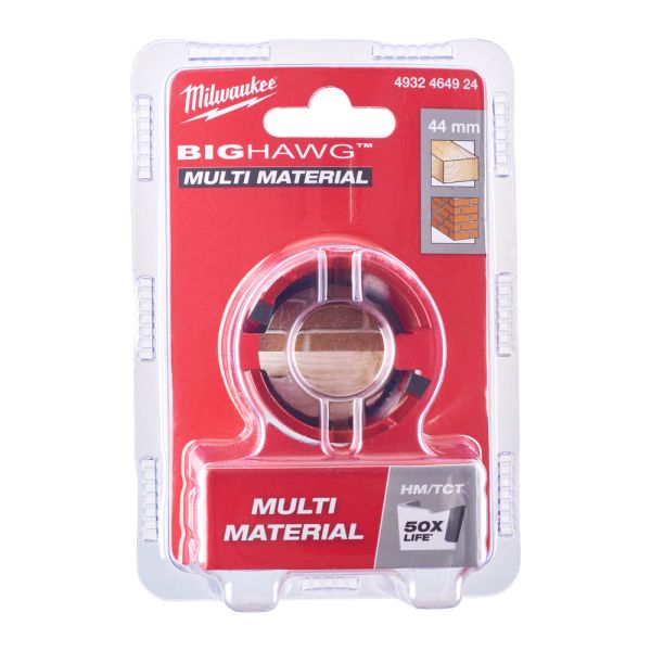 Коронка по мультіматеріалам MILWAUKEE Bighawg, Ø44мм
