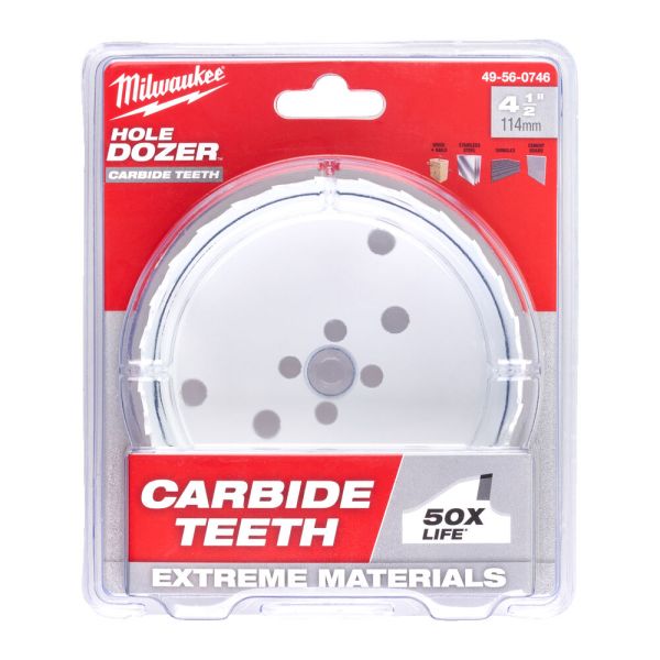 Коронка Bi-Metal Carbide MILWAUKEE, діаметр114мм