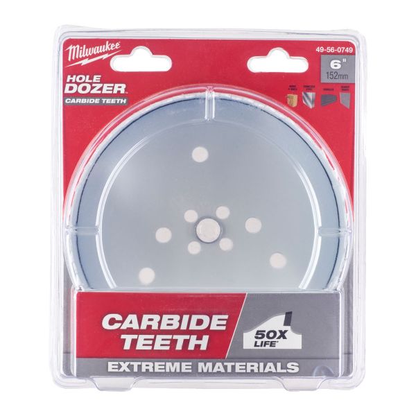 Коронка Bi-Metal Carbide MILWAUKEE, діаметр 152мм