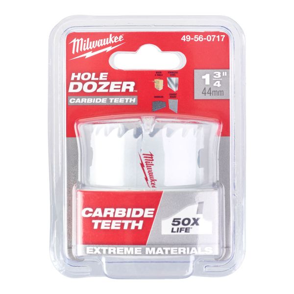 Коронка Bi-Metal Carbide MILWAUKEE, діаметр 44мм