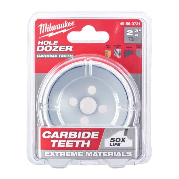 Коронка Bi-Metal Carbide MILWAUKEE, діаметр 70мм