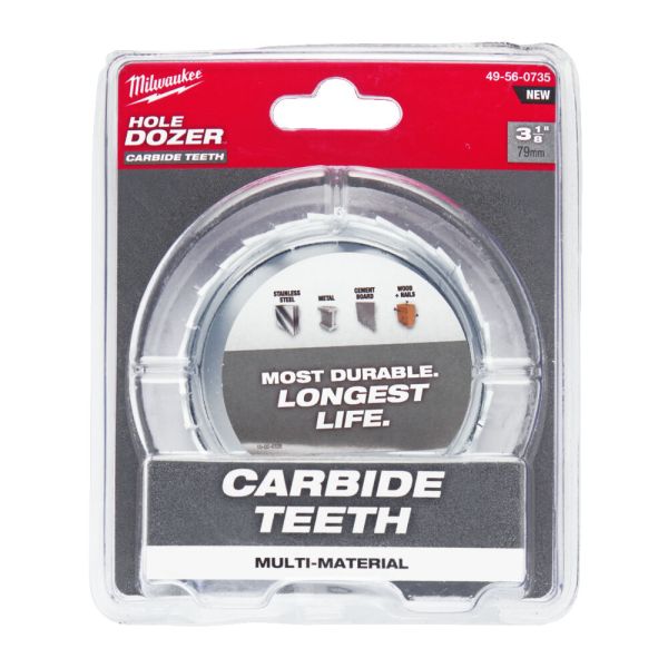 Биметаллическая коронка HOLEDOZER CARBIDE 79мм (1 шт)